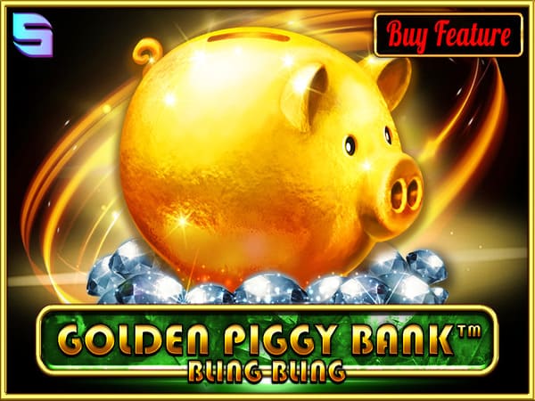 Golden Piggy Bank - Bling Bling